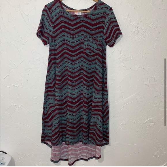 ✅ Bundle of two LulaRoe Oversized Casual  Dress Sz XS Stripped/ Bohemian Print - Picture 13 of 16
